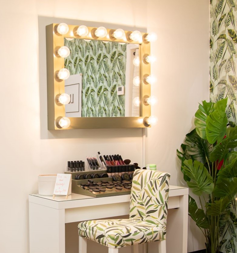 LUV + CO conscious beauty store interior in McDonough