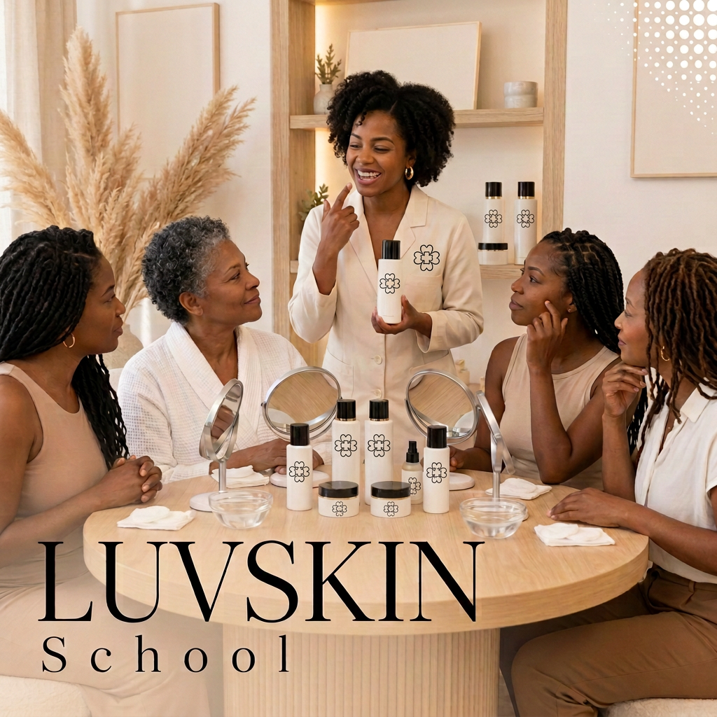 LUVSKIN School group class at LUV + CO McDonough GA